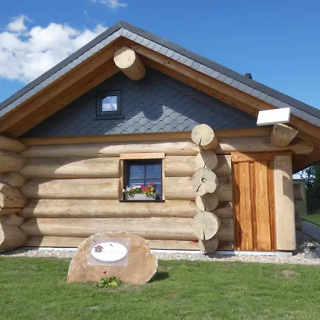 Naturstammhaus Tollensesee Groß Nemerow Esterno foto