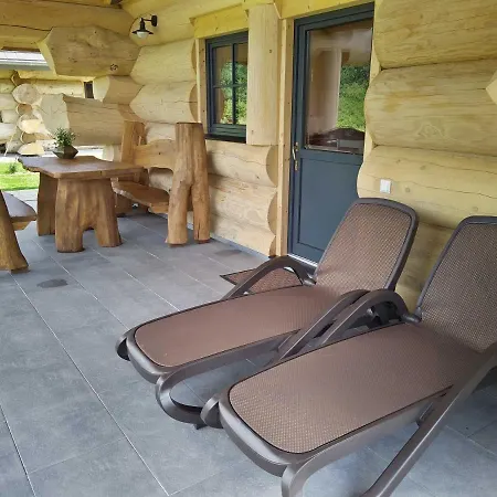 Naturstammhaus Tollensesee Groß Nemerow Esterno foto