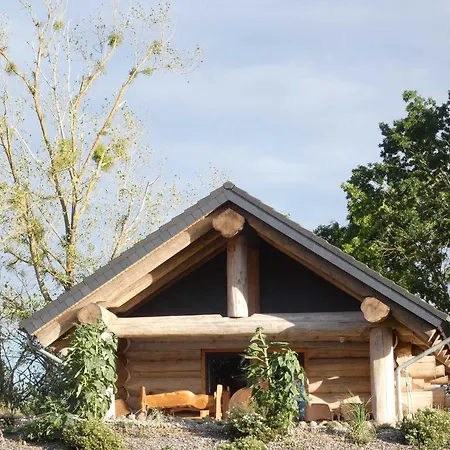 Naturstammhaus Tollensesee Groß Nemerow Esterno foto